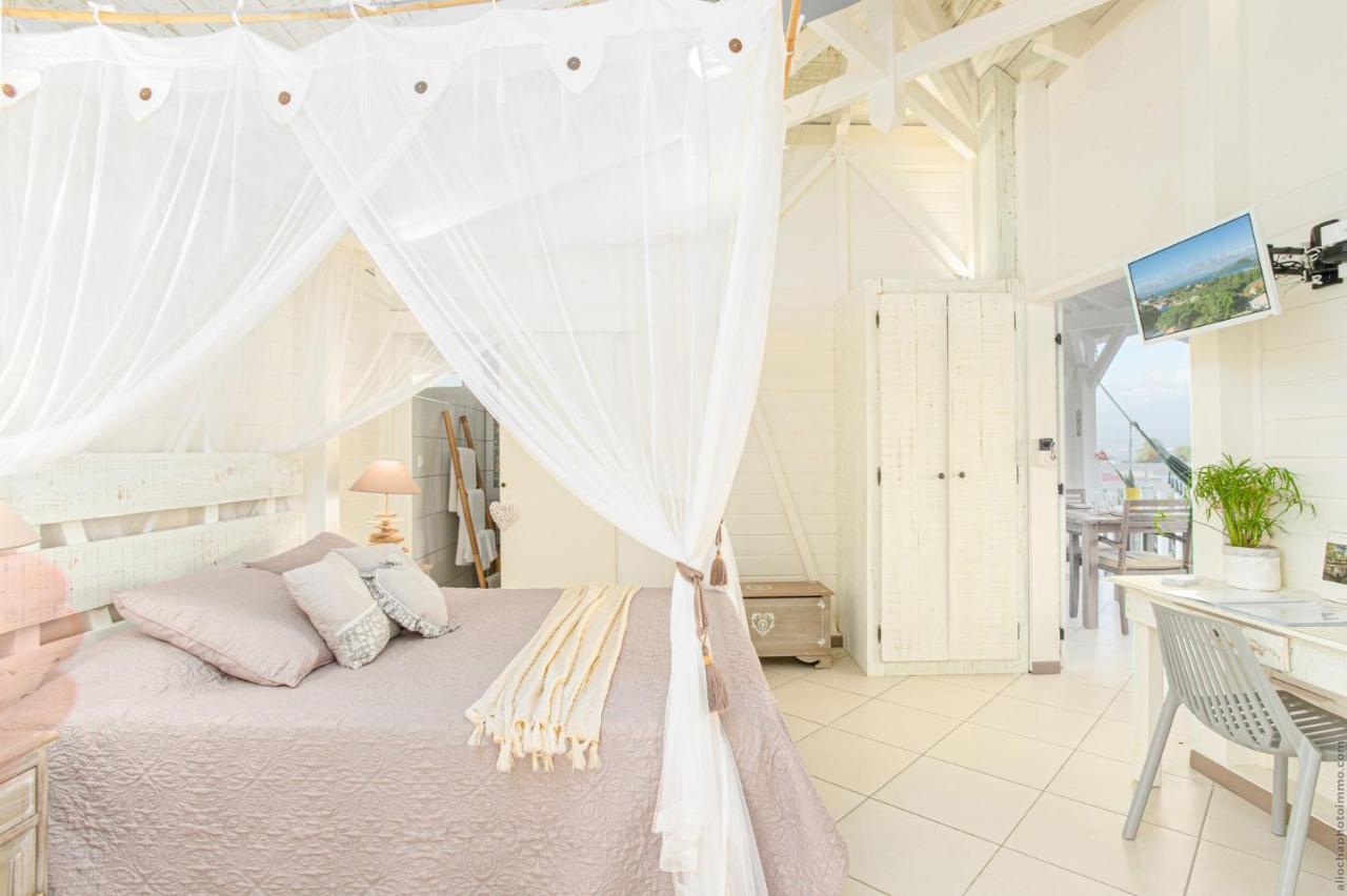 Bungalow Vanille Pacane - Vue Mer Avec Spa Prive لي تروا زيليه المظهر الخارجي الصورة
