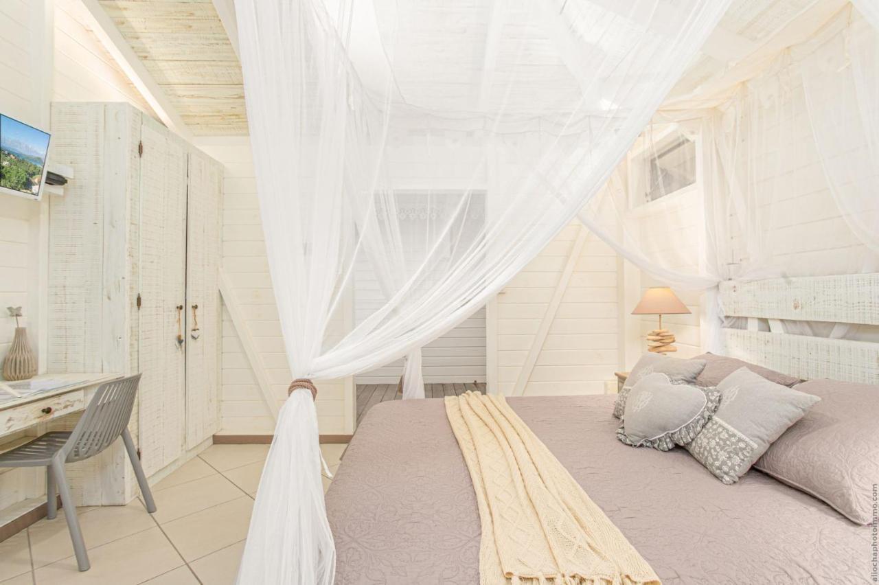 Bungalow Vanille Pacane - Vue Mer Avec Spa Prive لي تروا زيليه المظهر الخارجي الصورة